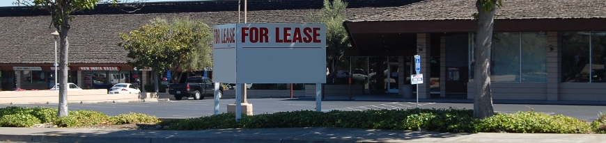 'For Lease' Sign